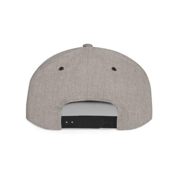 Bullseye Glass Embroidered Logo Flat Bill Snapback Hat - Image 5