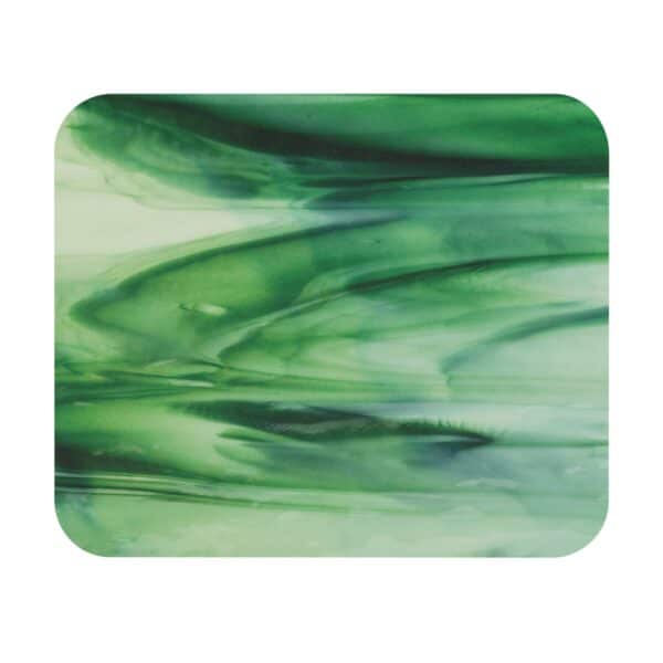 Mint Green and Aventurine Streaky 2112 Mouse Pad