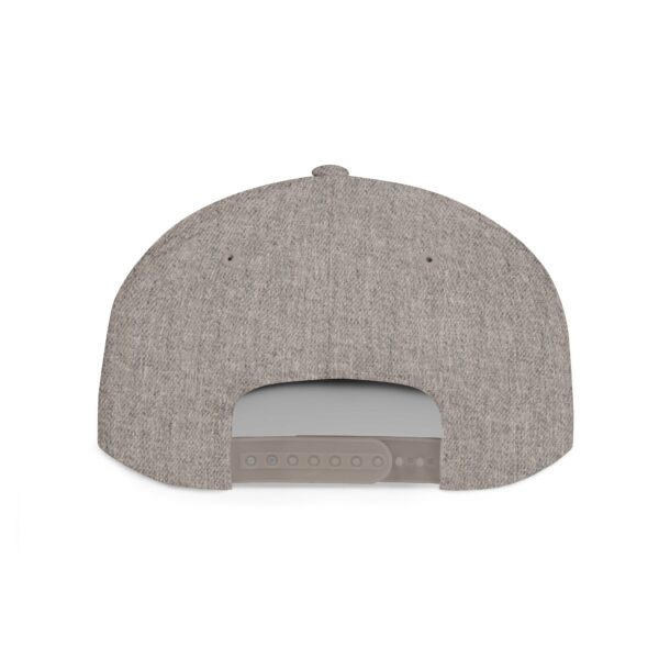 Bullseye Glass Embroidered Logo Flat Bill Snapback Hat - Image 8