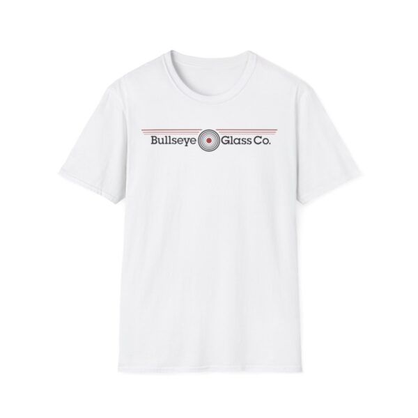 Bullseye Glass vintage letterhead on white t-shirt