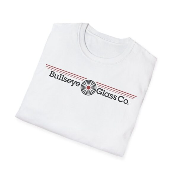 Bullseye Glass vintage letterhead on white t-shirt