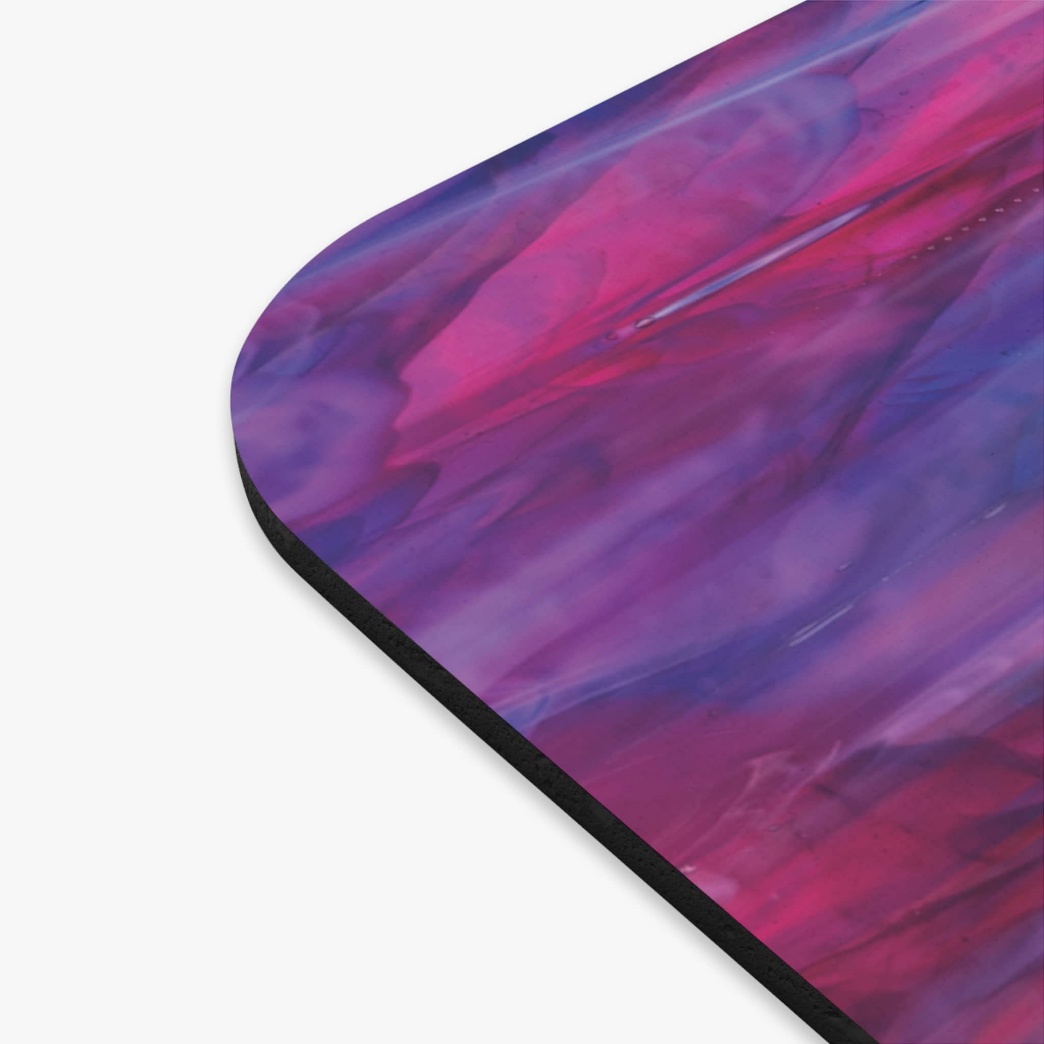 Cranberry Pink and Gold Purple Streaky 3334 Mouse Pad - Image 2