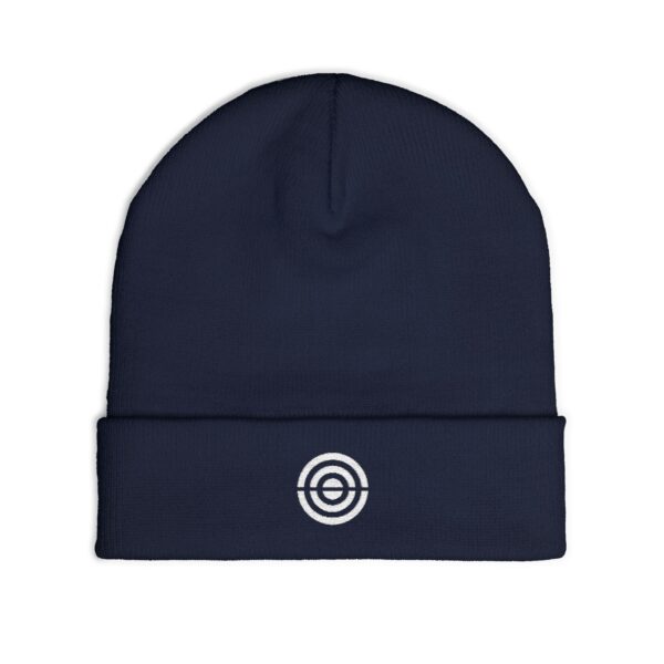 Embroidered Bullseye Glass Icon Knit Beanie - Image 7