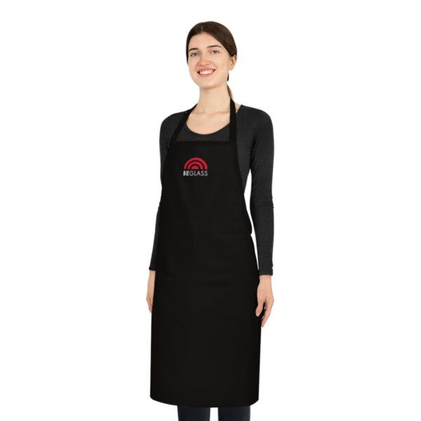 Black Apron with BEGLASS logo