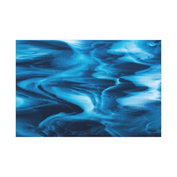 Blue and White streaky glass gift wrap