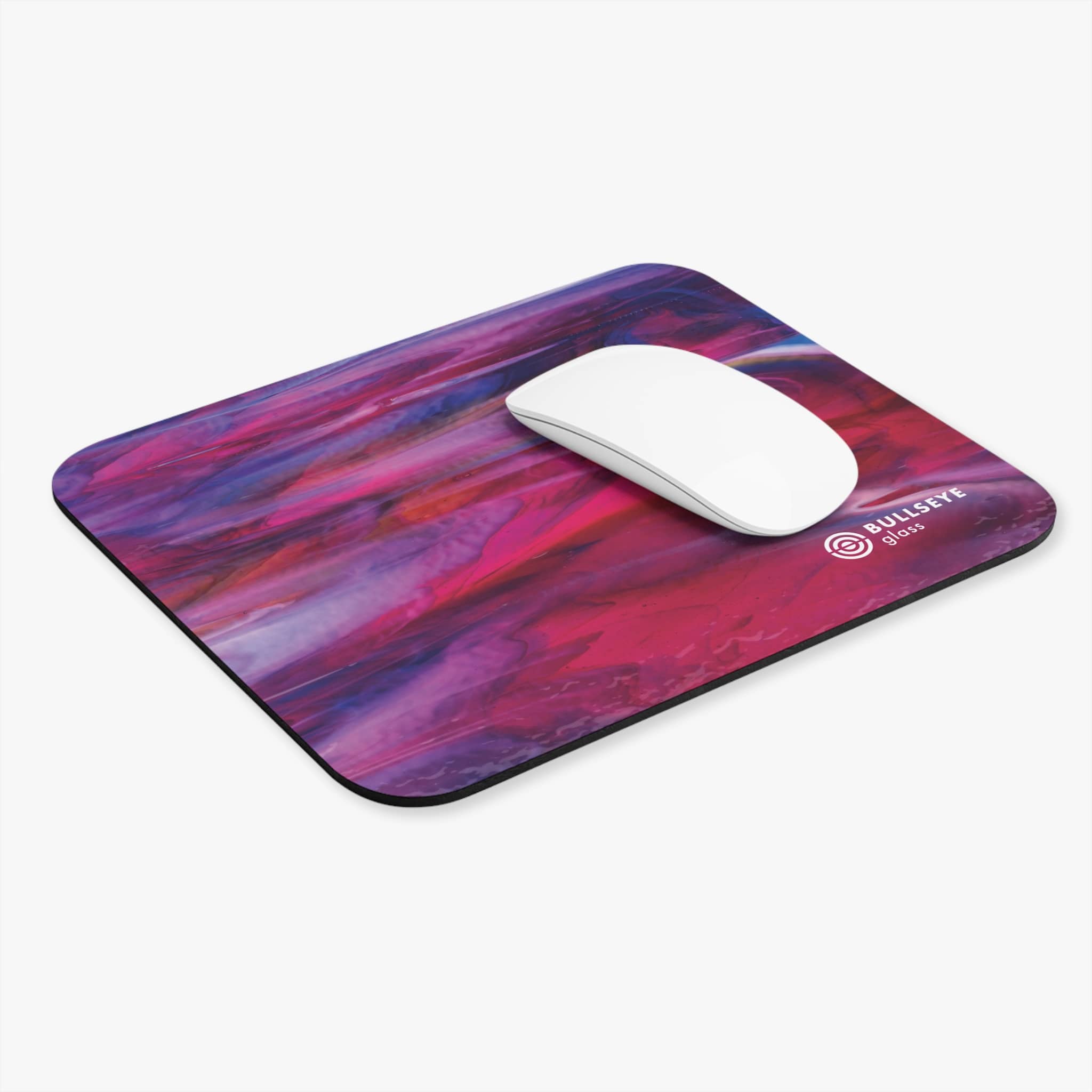 Cranberry Pink and Gold Purple Streaky 3334 Mouse Pad - Image 3