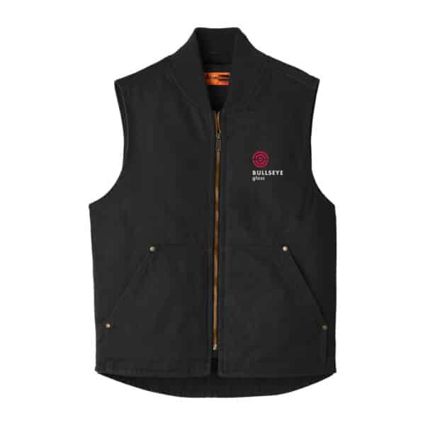 duck cotton vest black