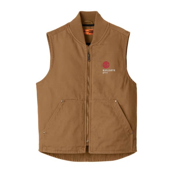 duck cotton vest brown